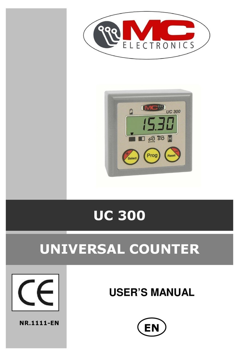 MC Electronics UC 300 user manual