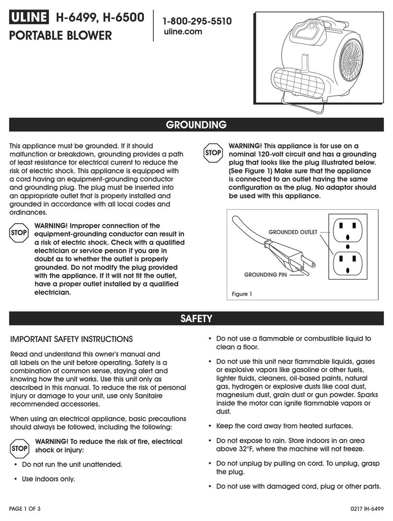 U-Line H-6499 User manual
