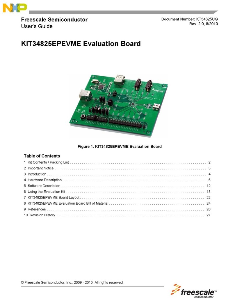 Freescale Semiconductor KIT34825EPEVME User manual