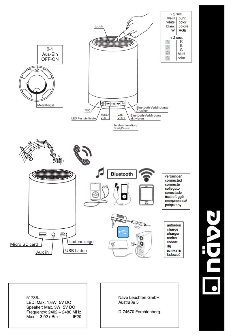 Nave 51736 Instruction manual