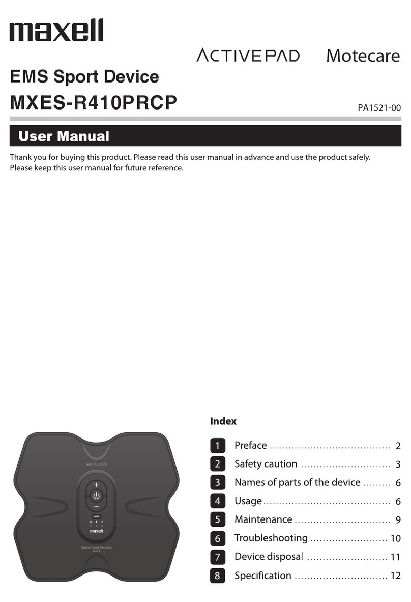Maxell Activepad Motecare MXES-R410PRCP user manual