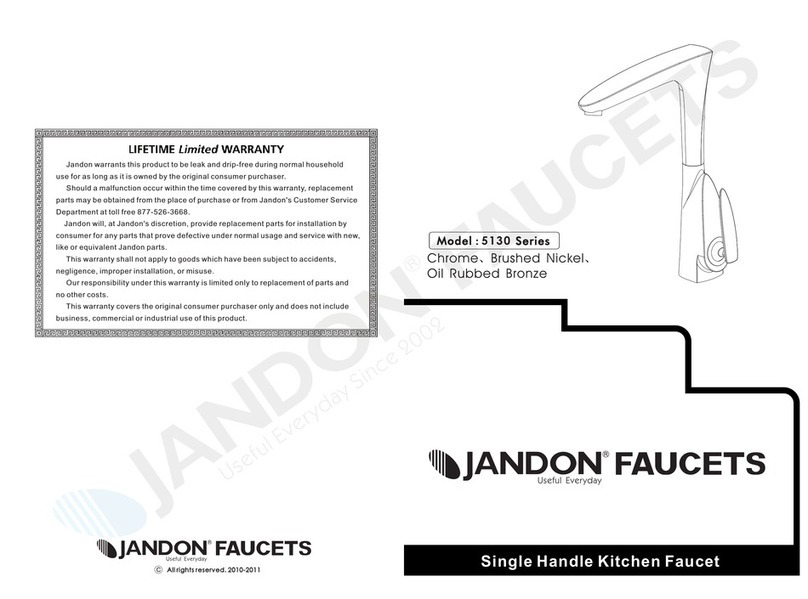 Jandon 5130 Series installation instructions Jandon 5130 Series installation instructions