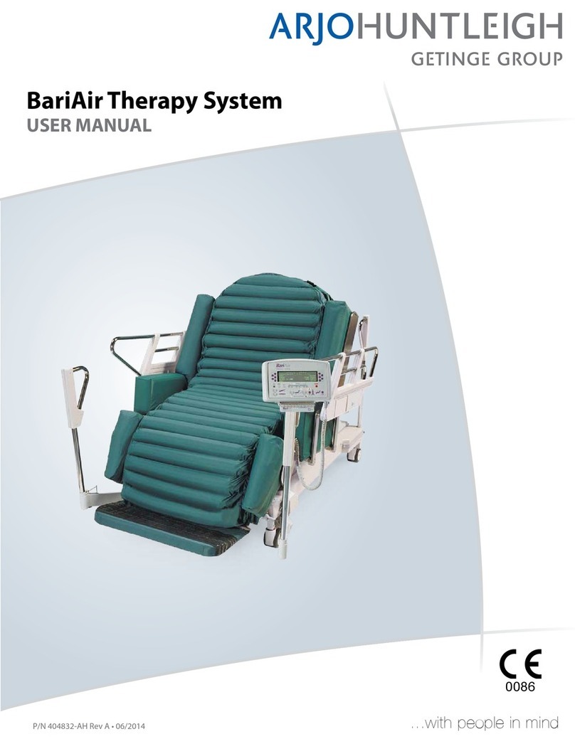 Getinge ARJOHUNTLEIGH BariAir Therapy System User manual Getinge ARJOHUNTLEIGH BariAir Therapy System User manual