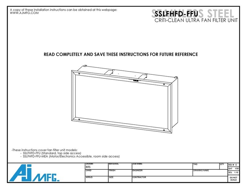 AJ SSLFHFD-FFU installation instructions