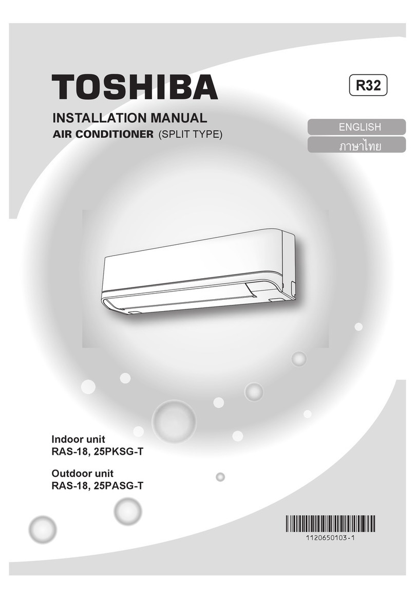 Toshiba RAS-18PKSG-T User manual