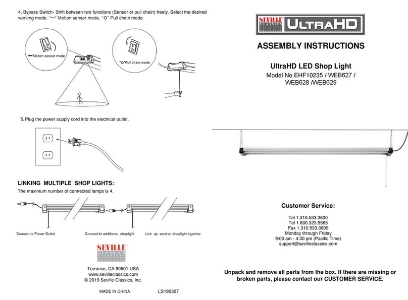Seville Classics UltraHD Series Assembly instructions Seville Classics UltraHD Series Assembly instructions