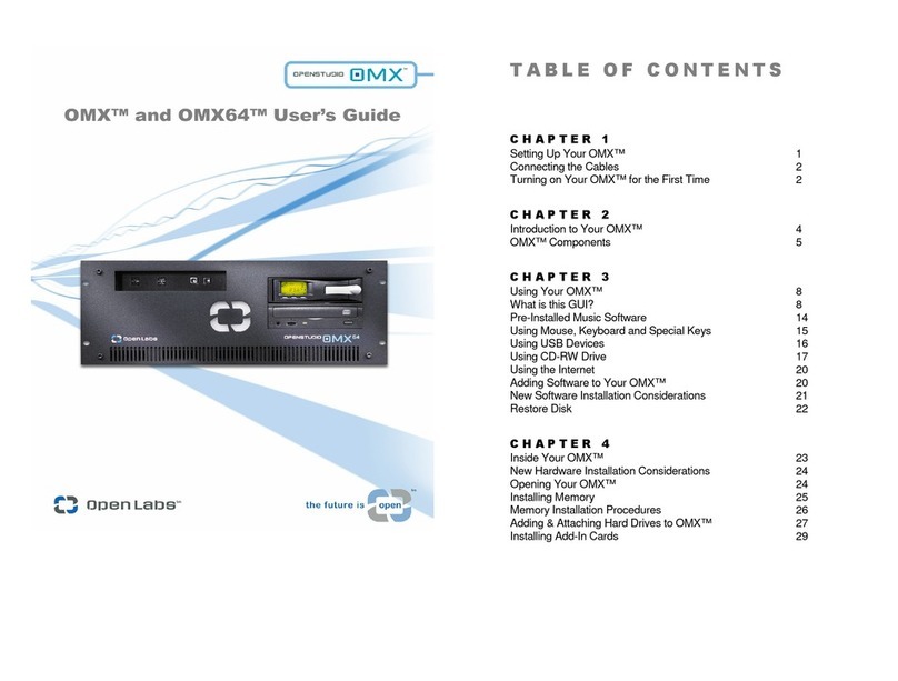 Open Labs Openstudio OMX user guide