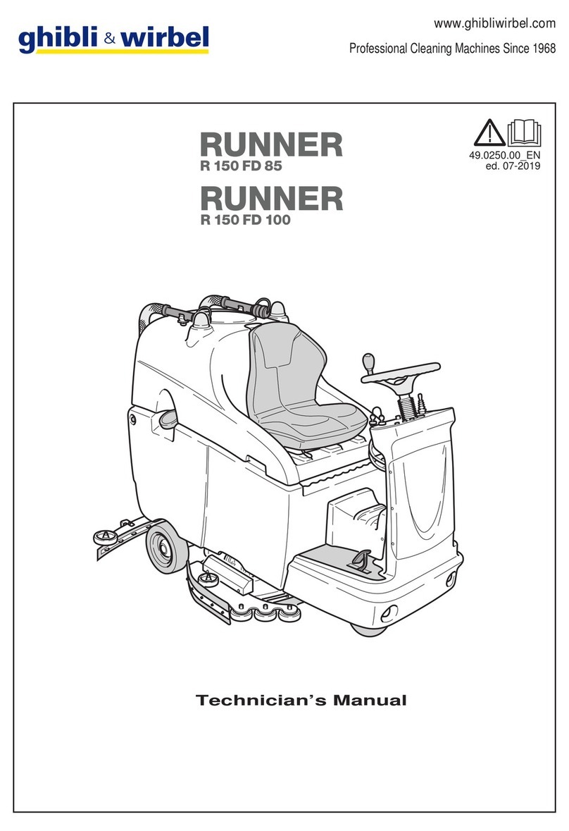 Ghibli & Wirbel RUNNER R 150 FD 85 Technician manual