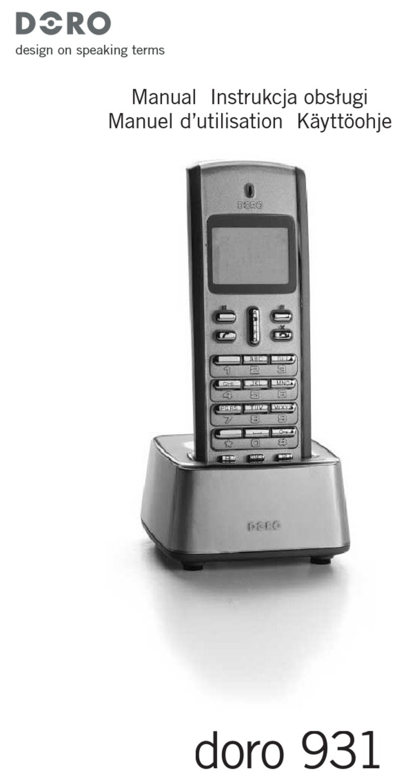 Doro 931 manual