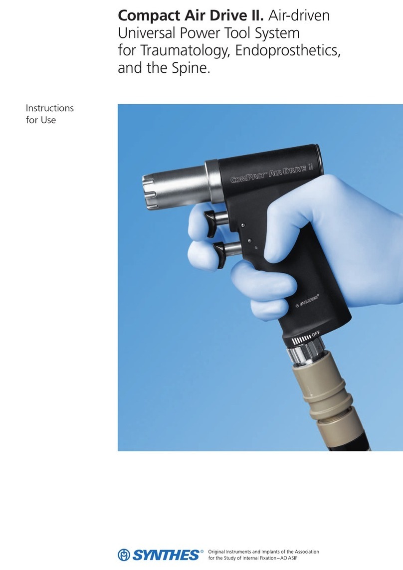 Synthes ComPact Air Drive II User manual Synthes ComPact Air Drive II User manual