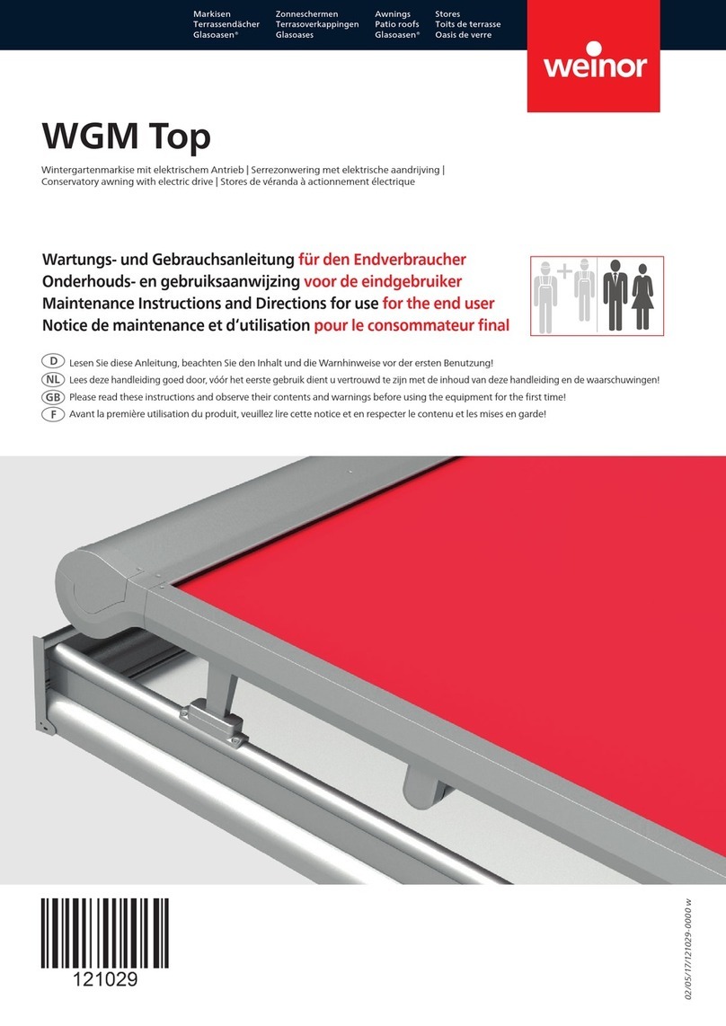 weinor WGM Top Manual
