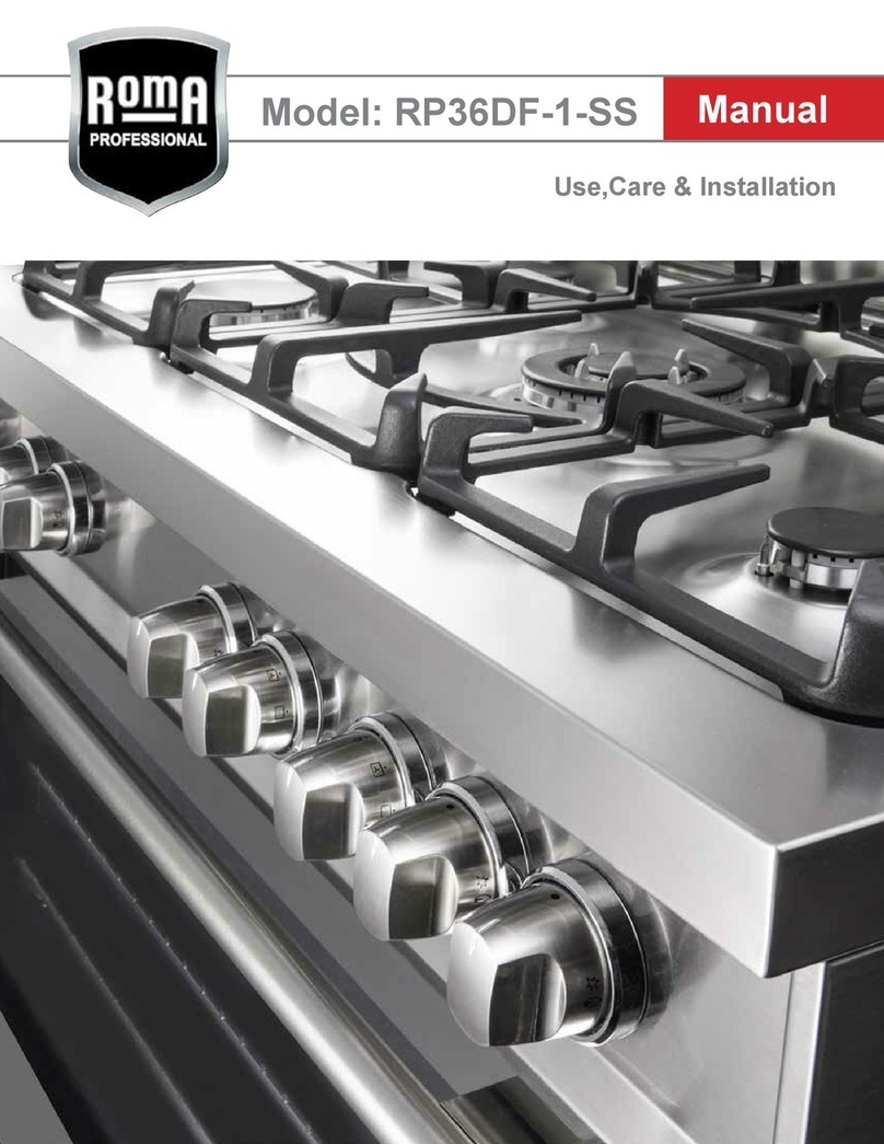 Roma RP36DF-1-SS User manual