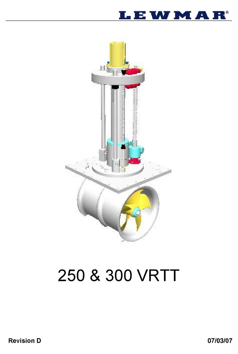 Lewmar 250 VRTT Series manual