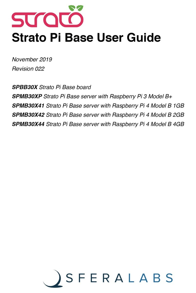 Sferalabs Strato Bi Base SPBB30X User manual Sferalabs Strato Bi Base SPBB30X User manual
