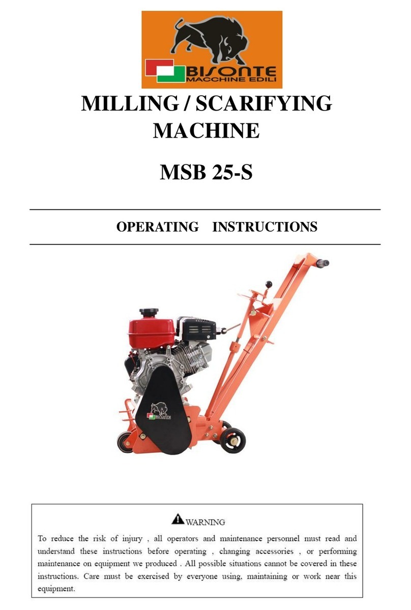 Bisonte MSB 25-S operating instructions