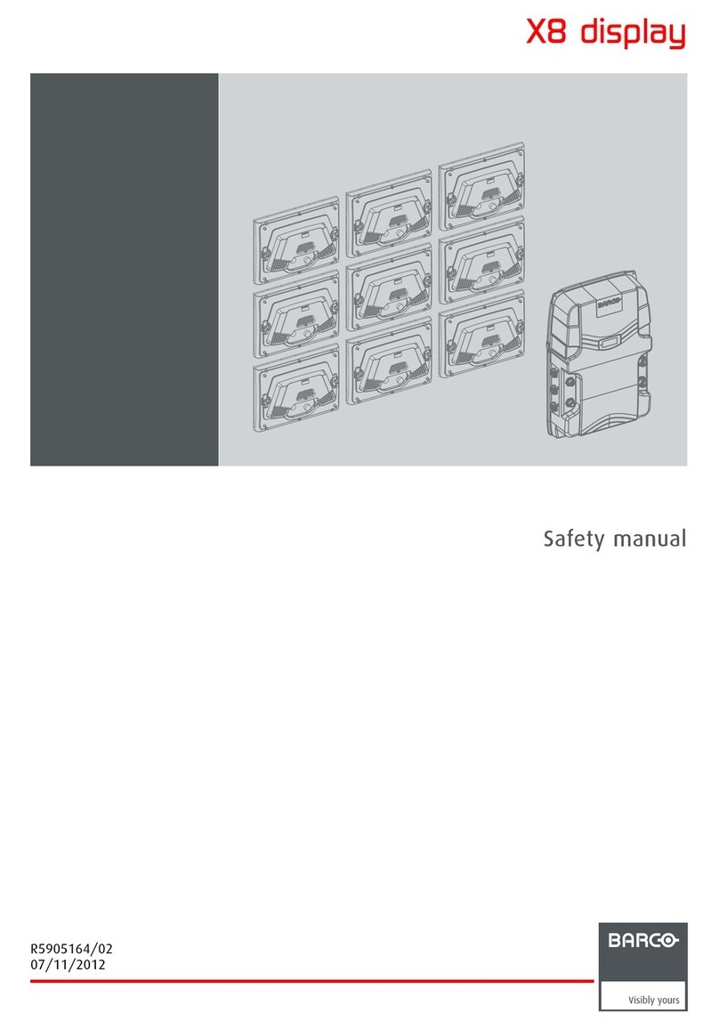 Barco X8 User guide