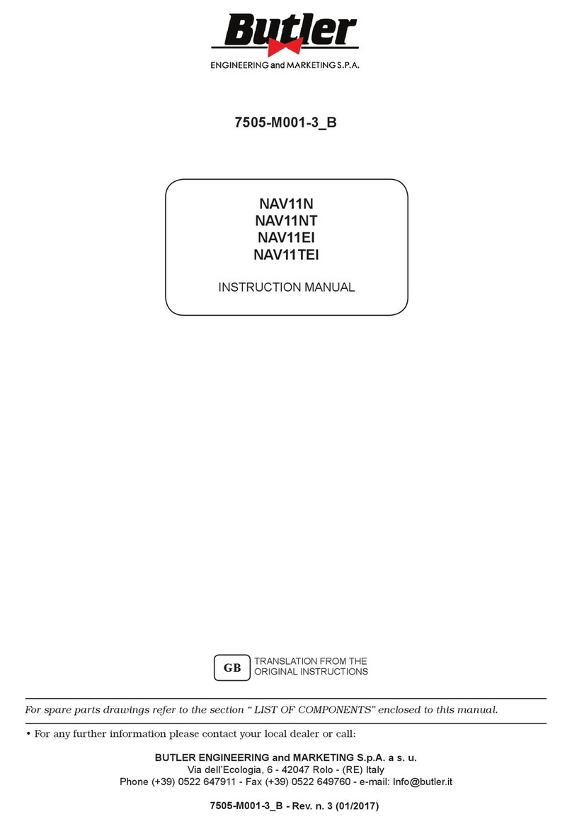 Butler NAV11N instruction manual