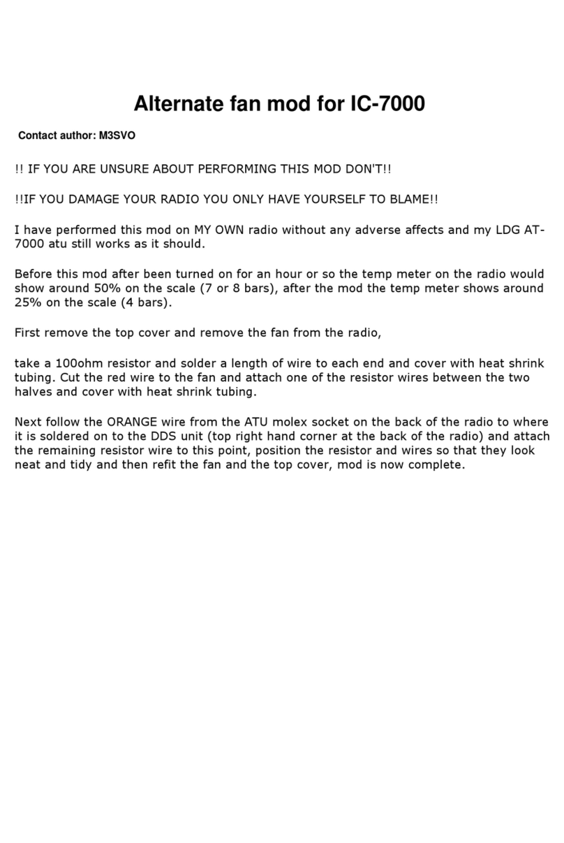 Icom IC-7000 User manual