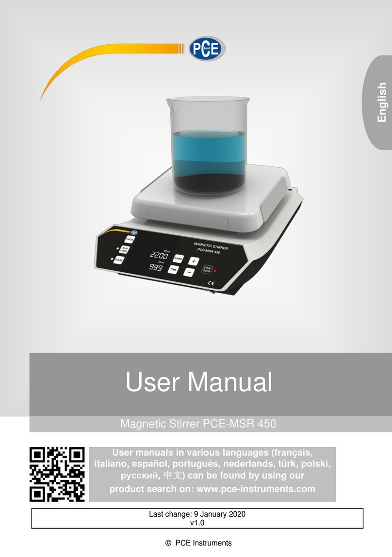 PCE Instruments PCE-MSR 450 user manual