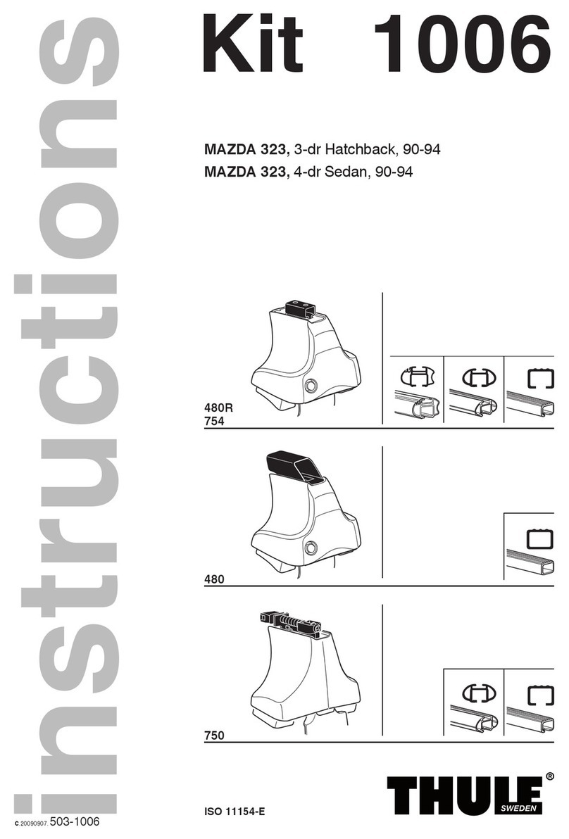 Thule 1006 User manual