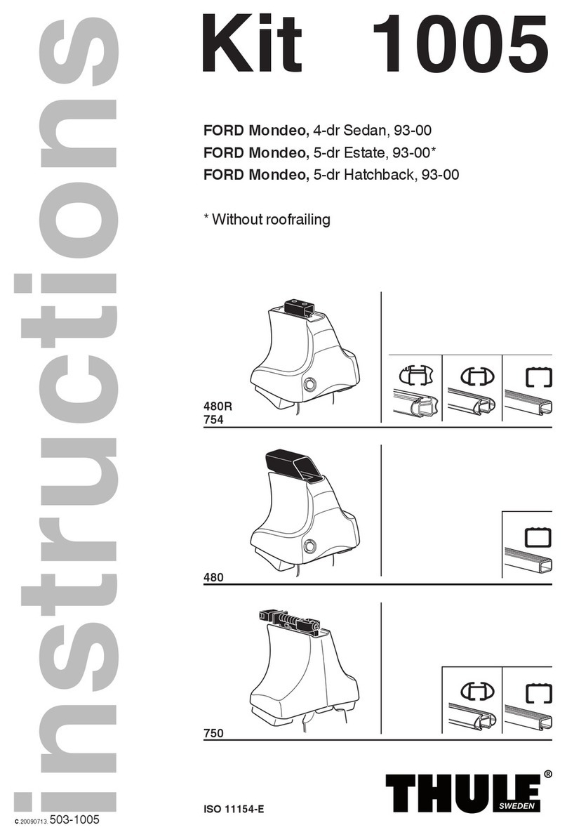 Thule 1005 User manual