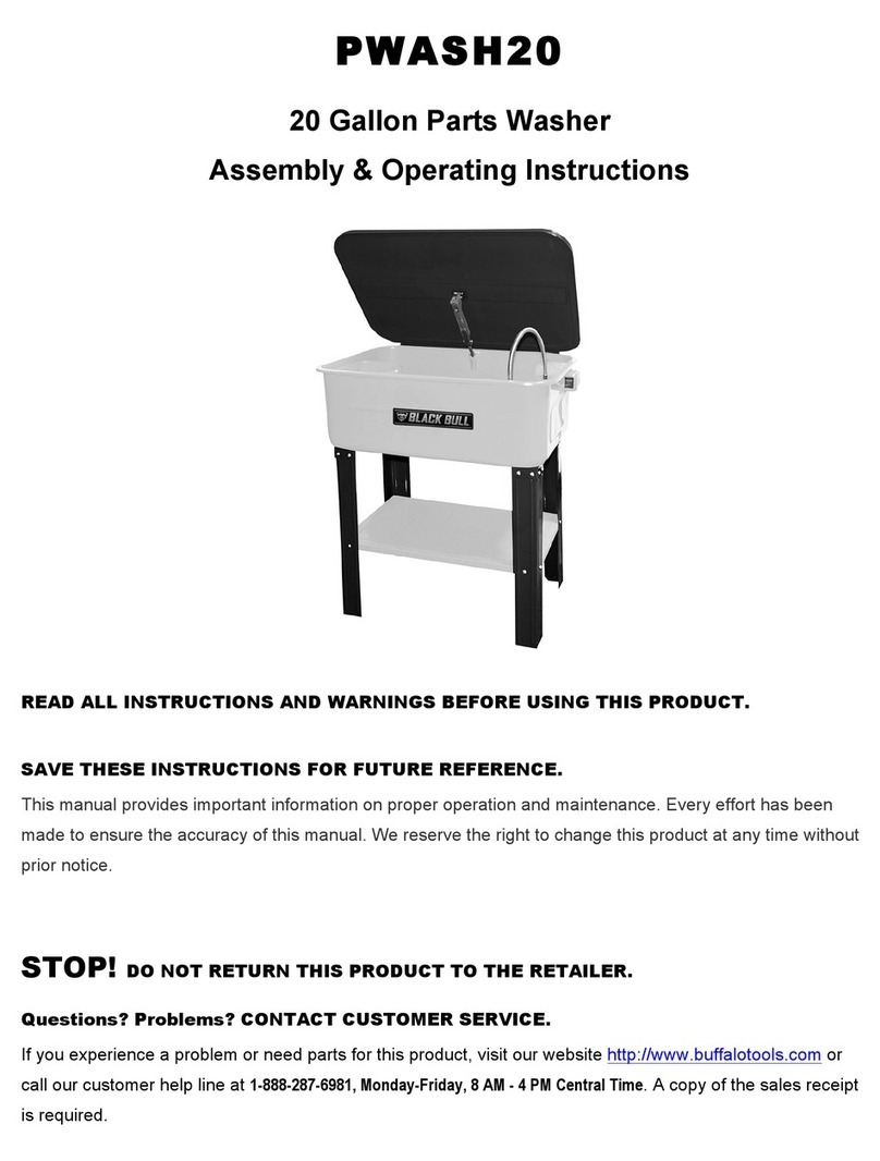 BlackBull PWASH20 Assembly & operating instructions