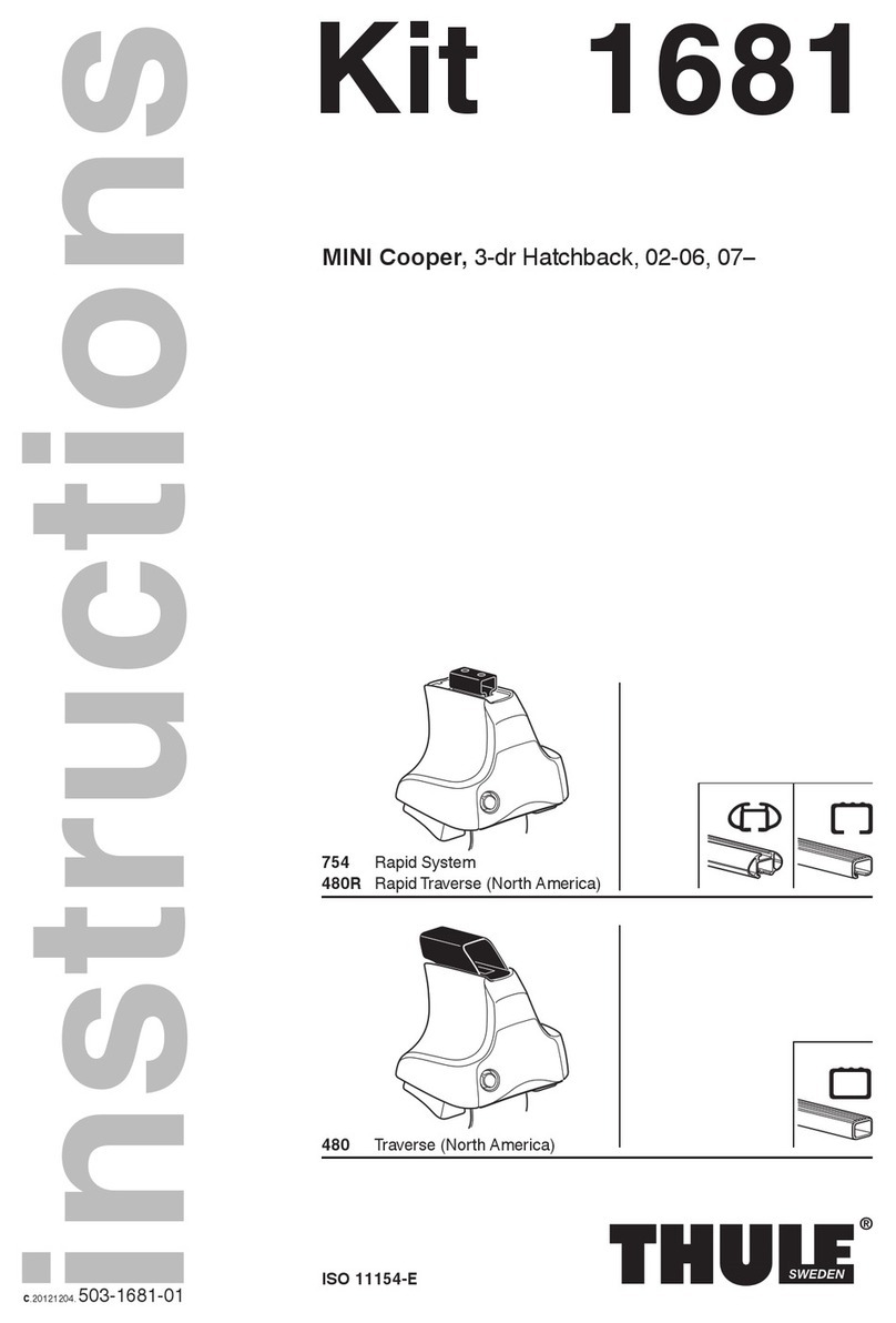 Thule 1681 User manual
