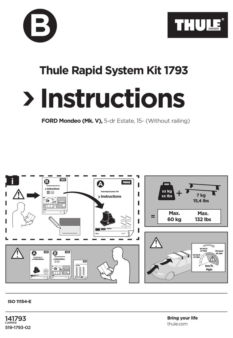 Thule Rapid System 1793 User manual