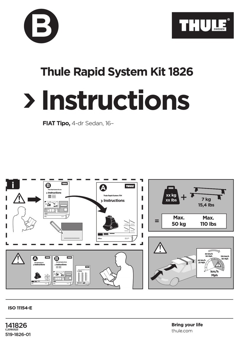 Thule Rapid System 1826 instructions
