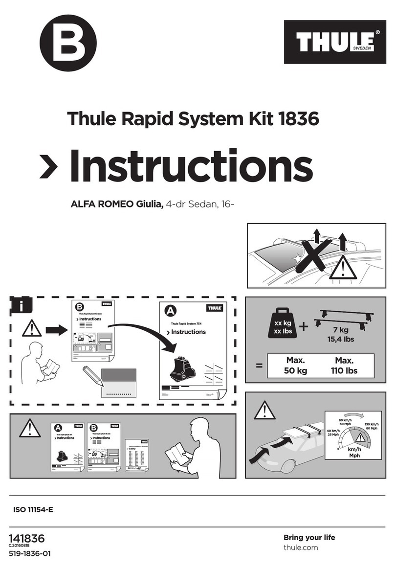 Thule Rapid System 1836 instructions