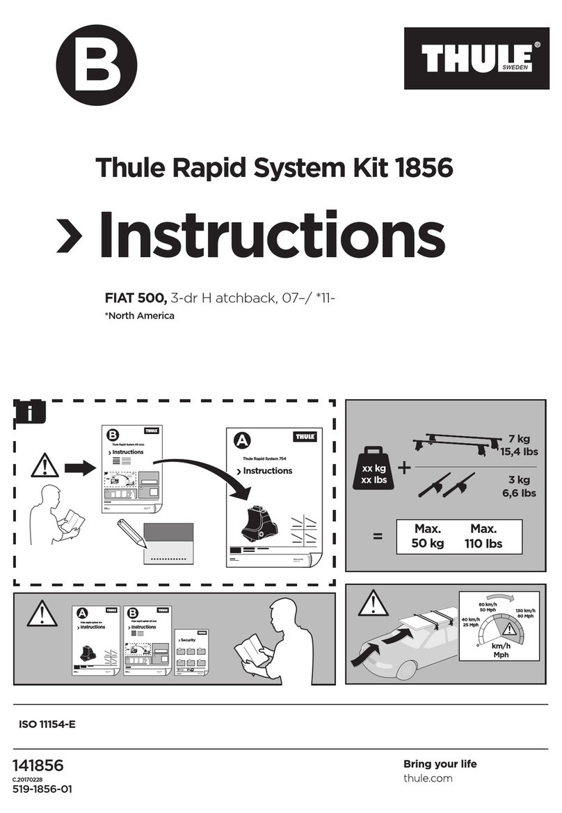 Thule Rapid System 1856 User manual