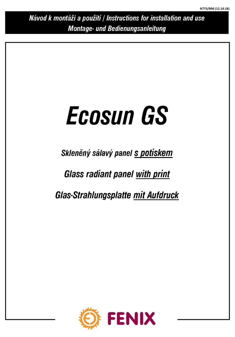 Fenix Ecosun GS Series User manual