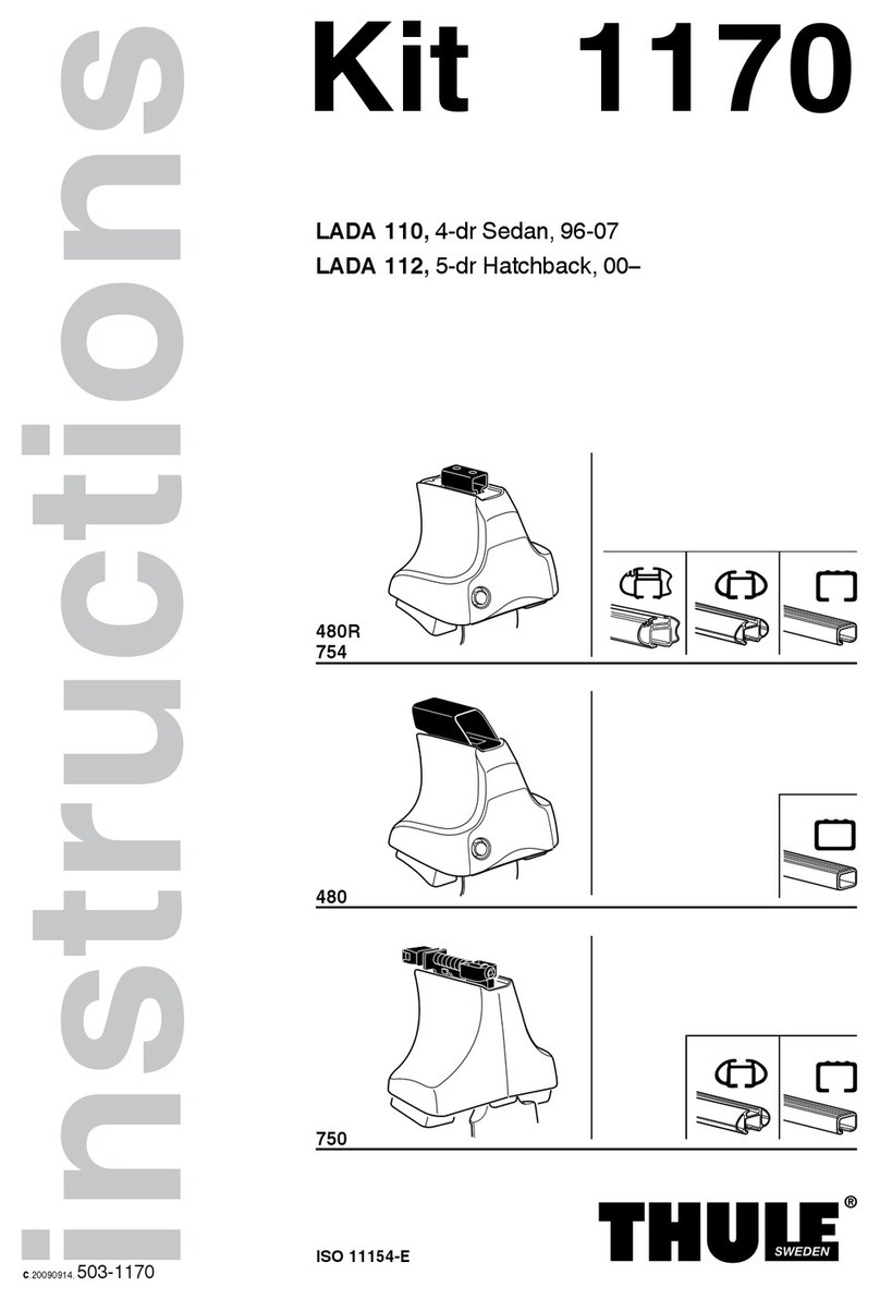 Thule 1170 User manual