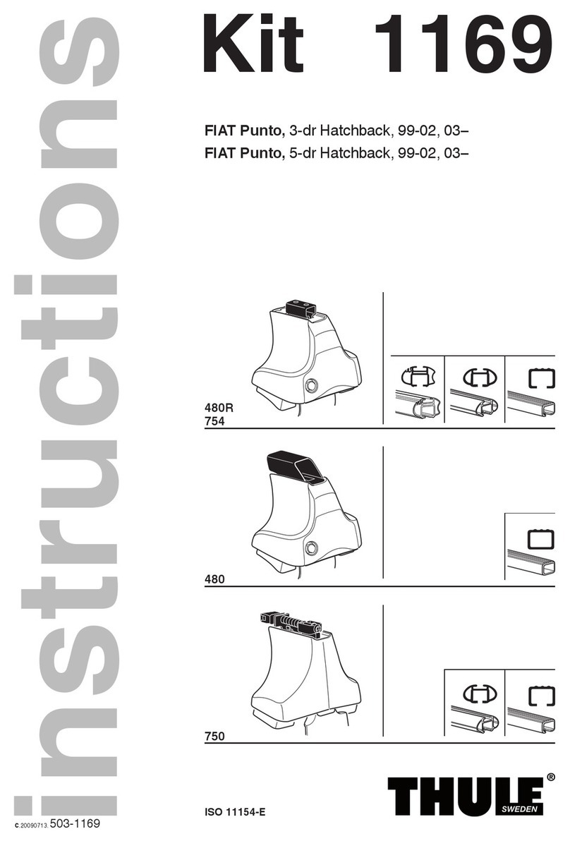 Thule 1169 instructions