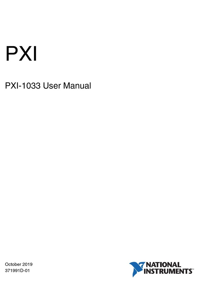 National Instruments PXI Series user manual