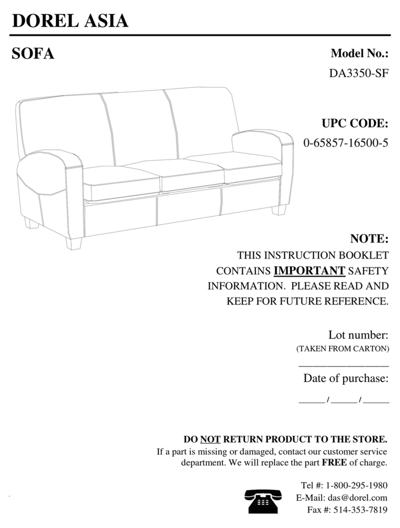 Dorel Asia DA3350-SF User manual Dorel Asia DA3350-SF User manual