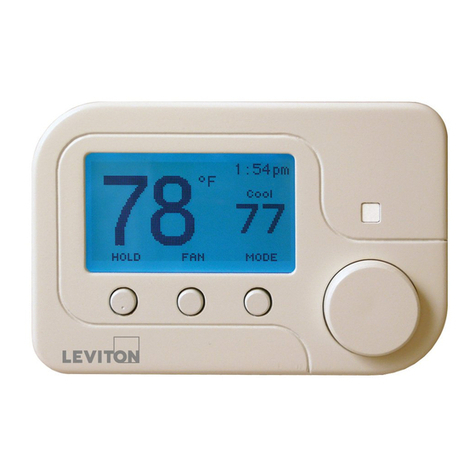 Leviton OMNISTAT2 Mounting instructions