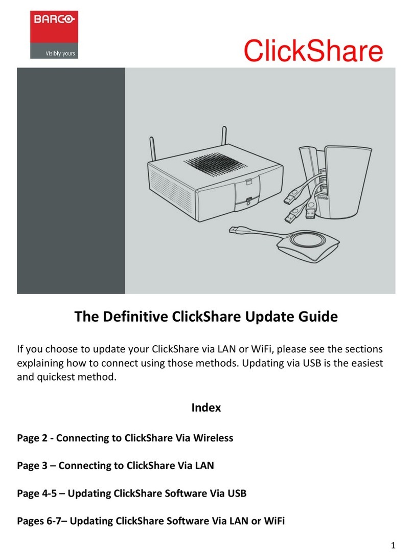 Barco ClickShare Update guide