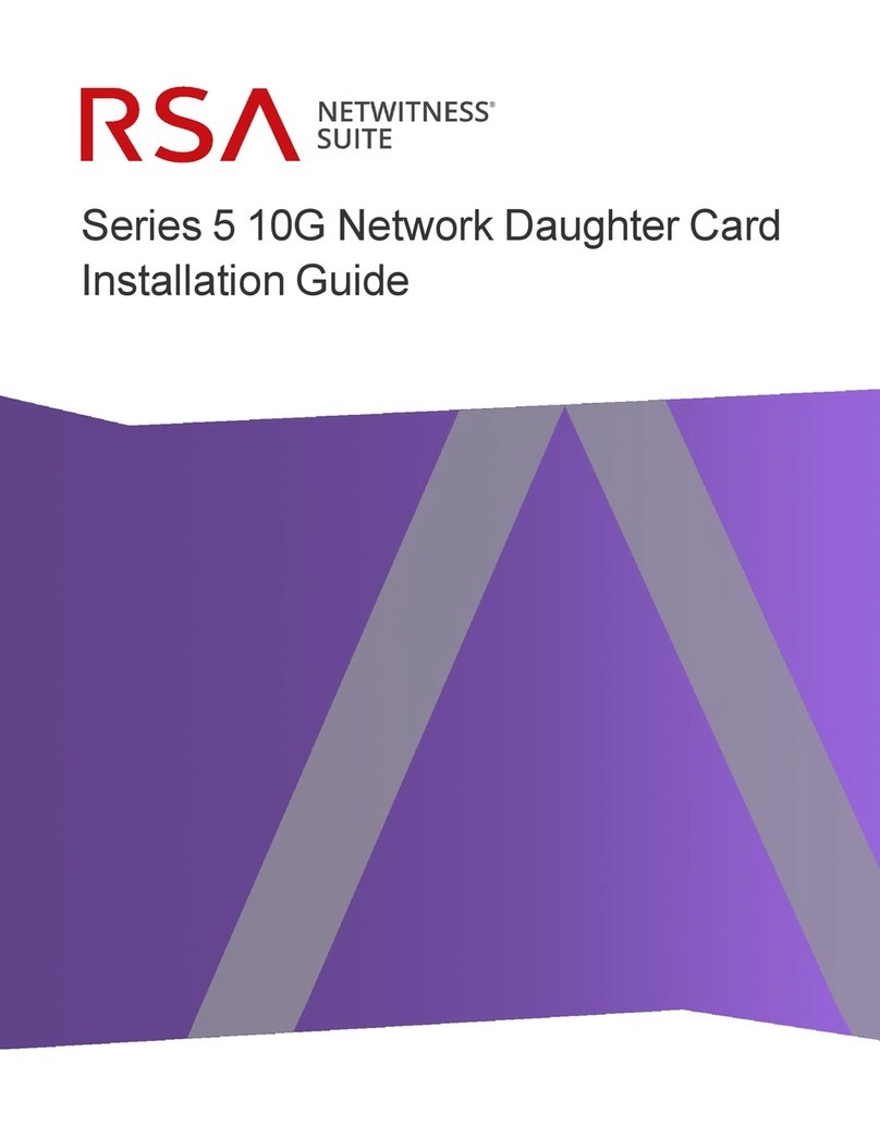 RSA 5 Series installation guide