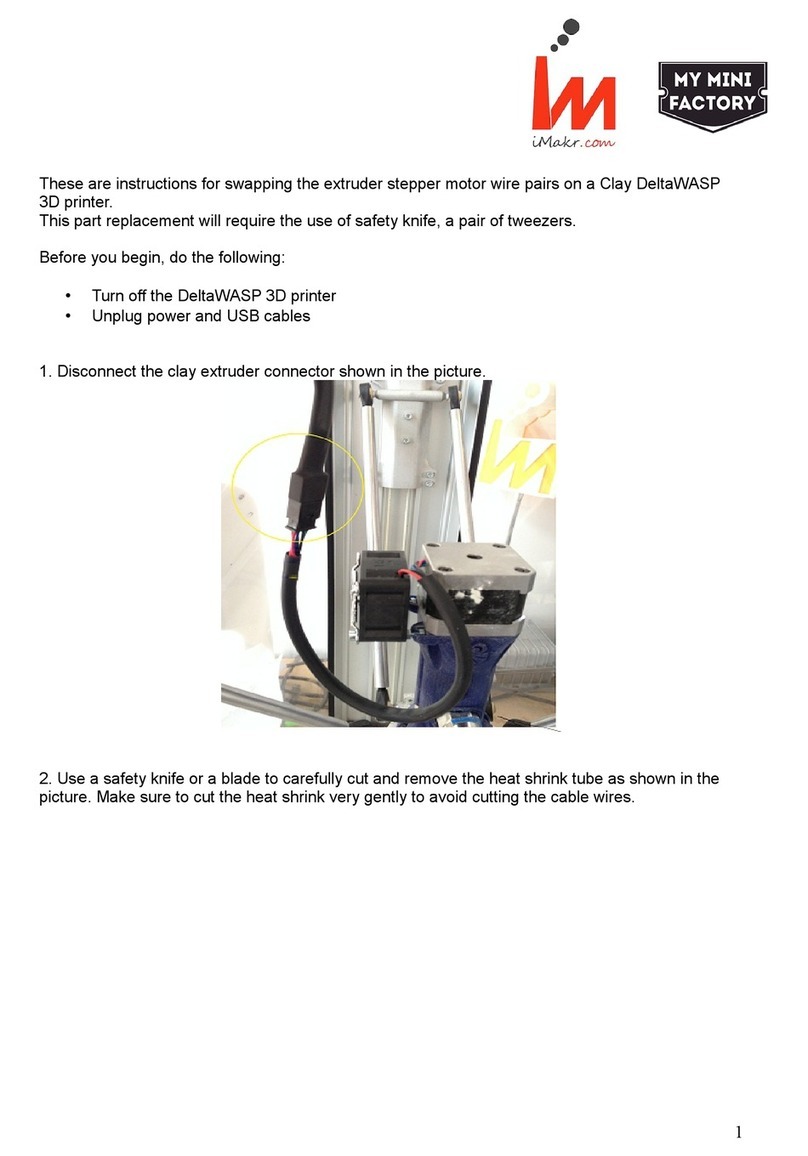 iMakr DeltaWASP User manual