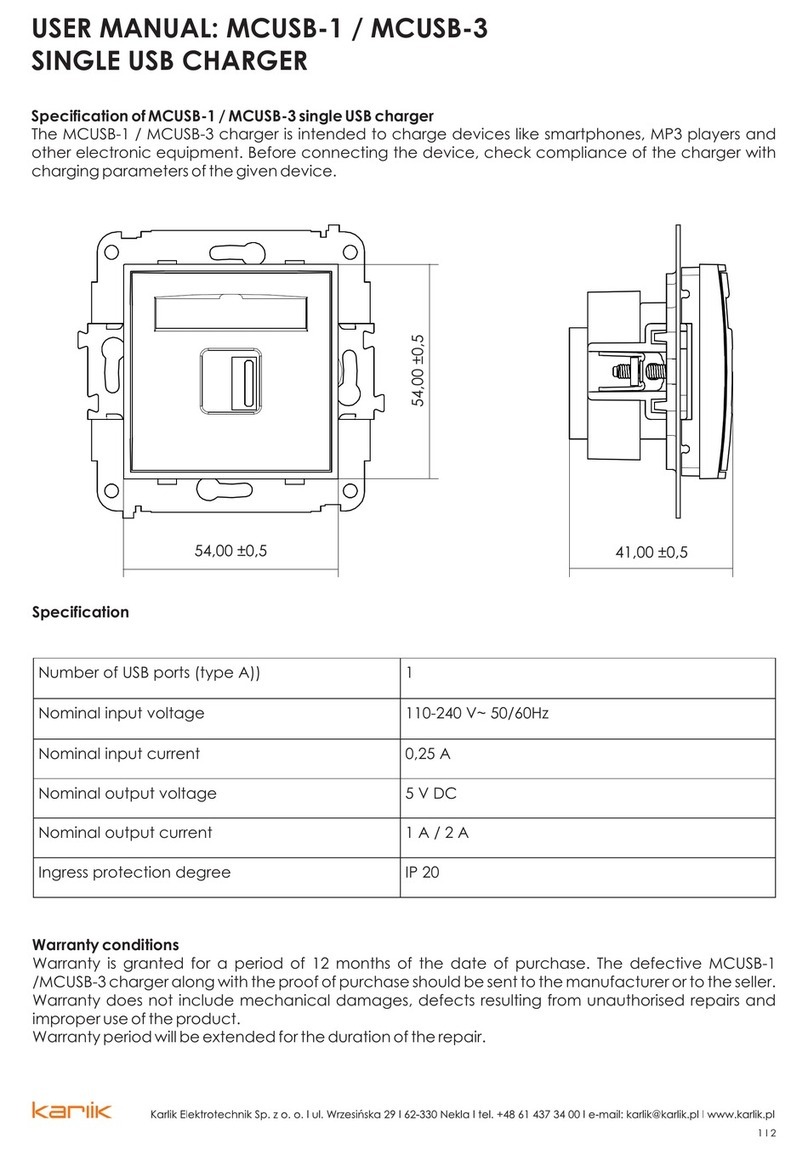 Karlik MCUSB-1 User manual