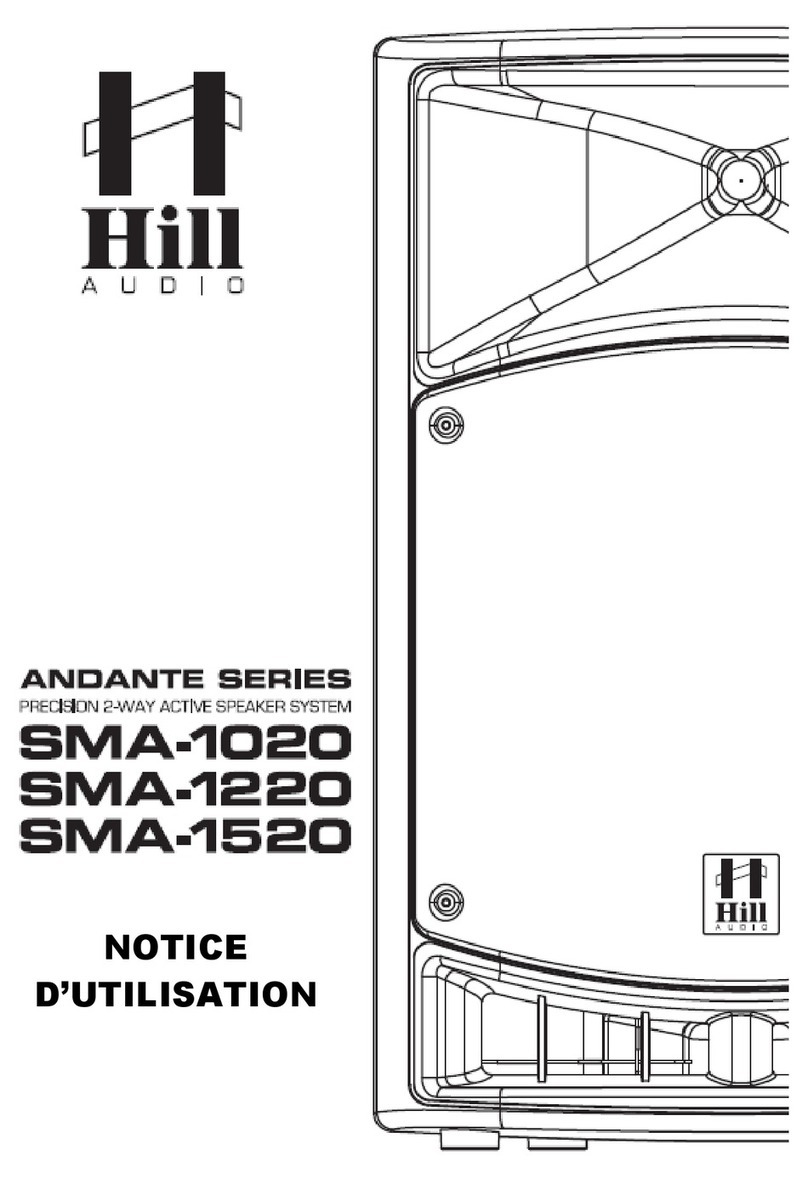 Hill Audio Andante Series User manual