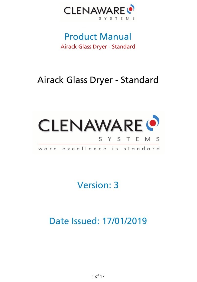 clenaware Airack Standard Series product manual