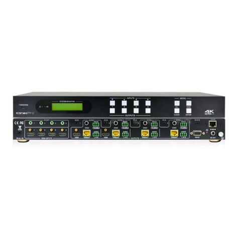KanexPro 4K HDBaseT MX-HDBASE4X4-4K user manual