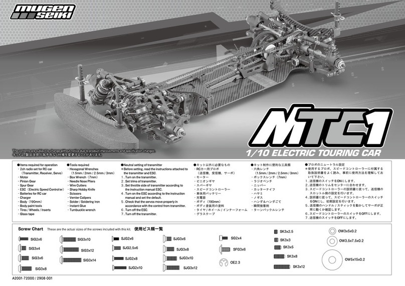Mugen Seiki MTC1 manual