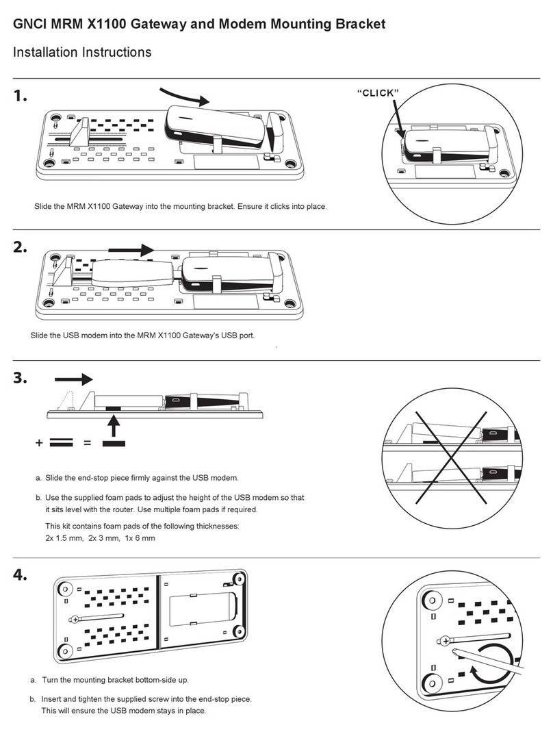 GNCI MRM X1100 User manual