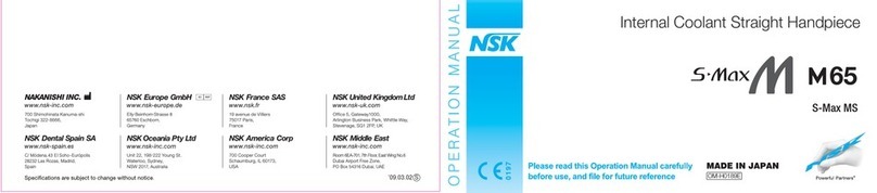 NSK S-Max M65 User manual