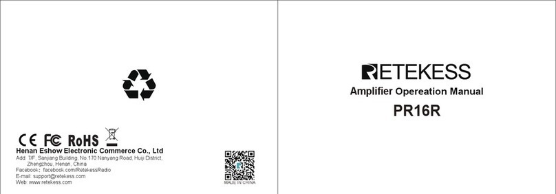 Retekess PR16R User manual