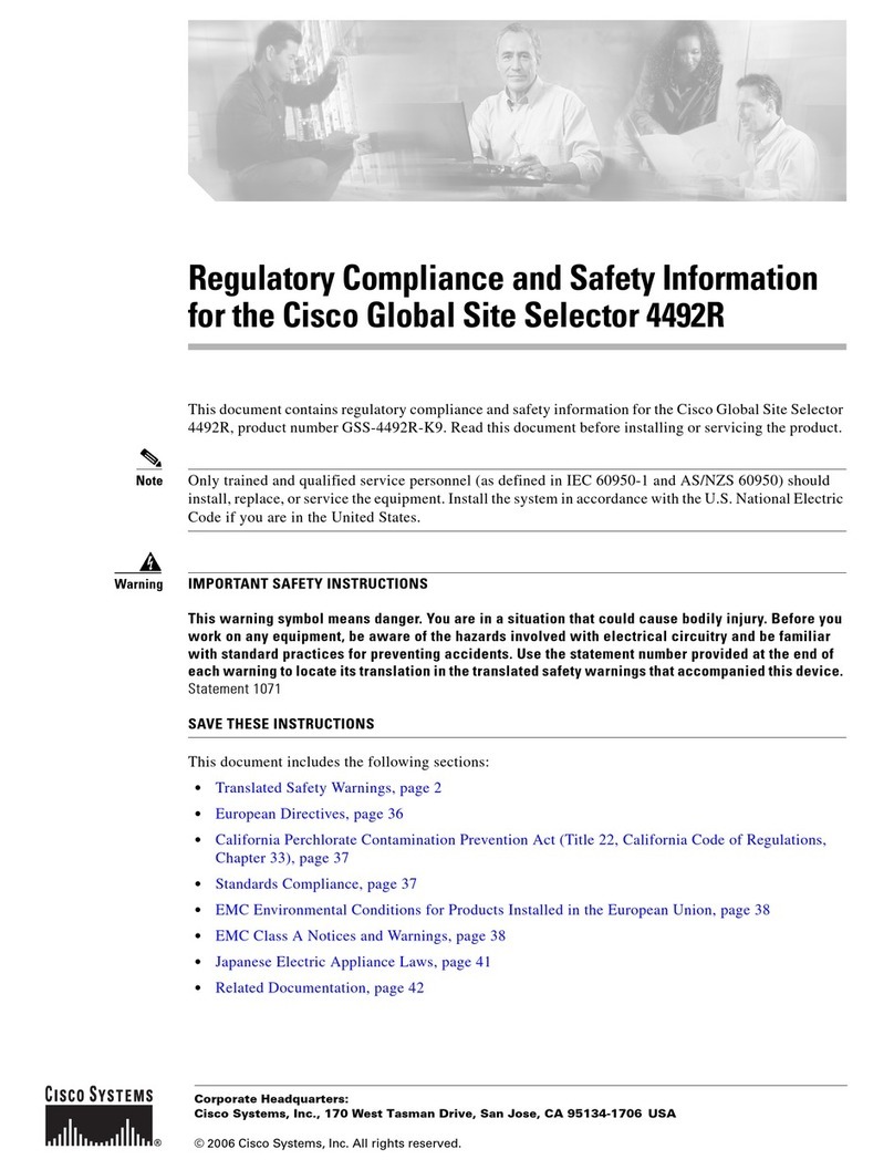 Cisco 4492R Original instructions