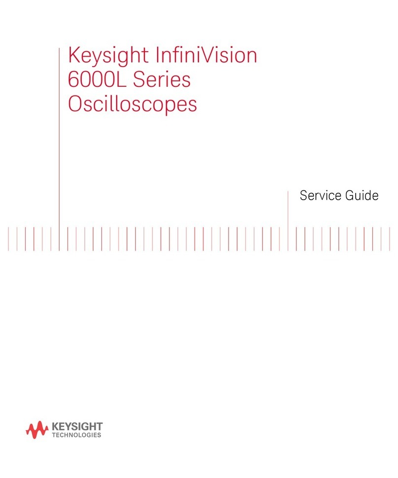 Keysight Technologies InfiniVision 6000L Series Service guide Keysight Technologies InfiniVision 6000L Series Service guide